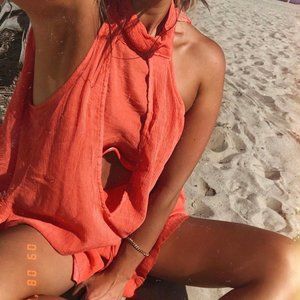 Sabo skirt orange set RESERVED